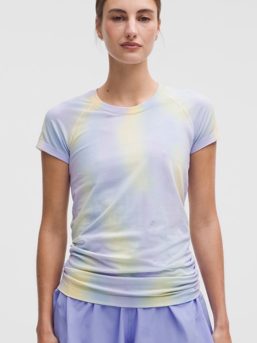Lululemon Women’s Swiftly Tech Short-Sleeve Shirt 2.0 Hip Length in Wash Size 6
